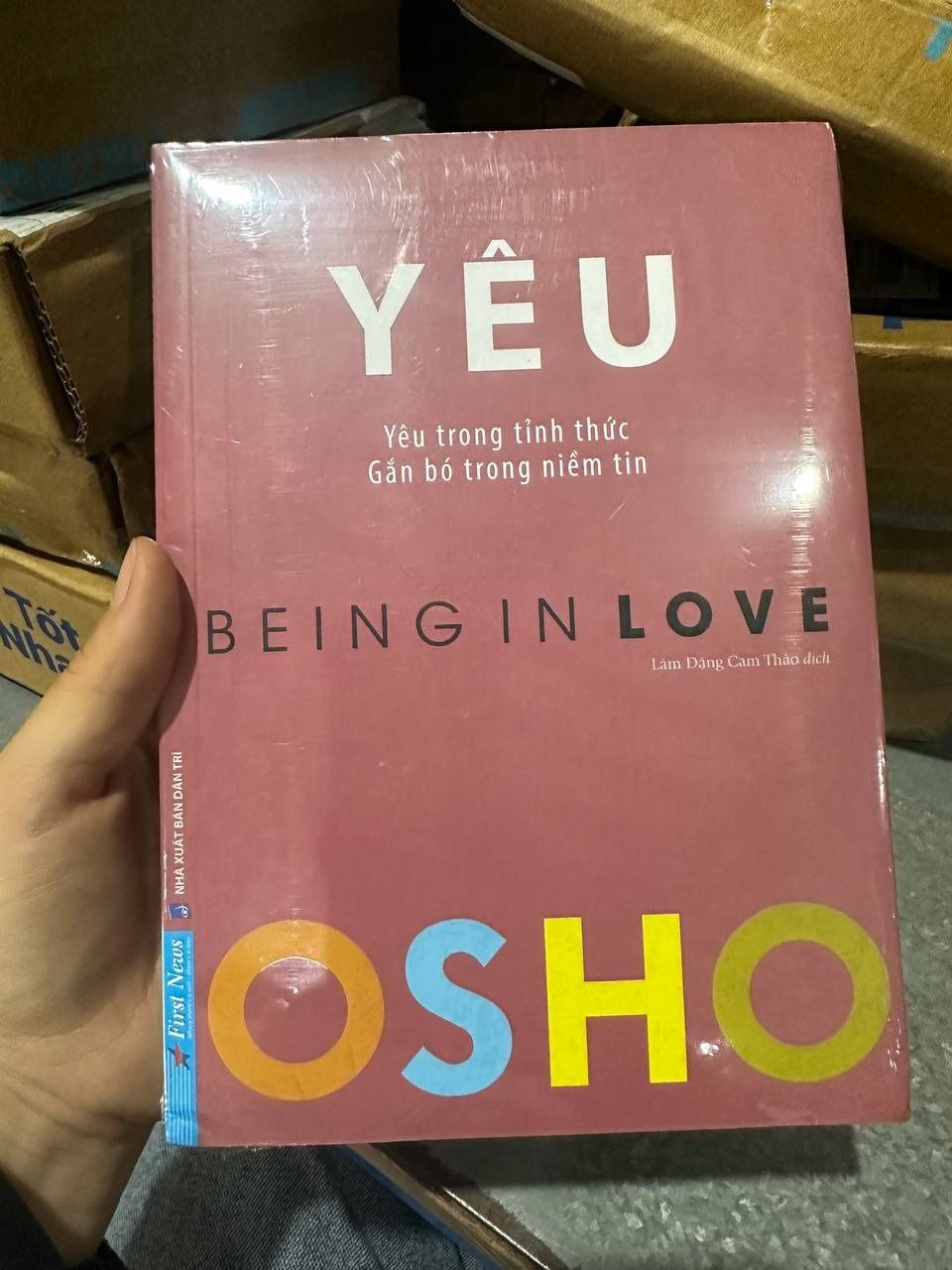 Sách OSHO Yêu - Being In Love - Yêu Trong Tỉnh Thức