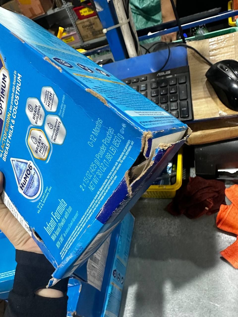 [Nhập khẩu từ Mỹ] Sữa bột Enfamil Enspire Optimum 850g hỗ trợ đề kháng cho trẻ 0-12 tháng tuổi (hộp 2 túi thiếc 425g)