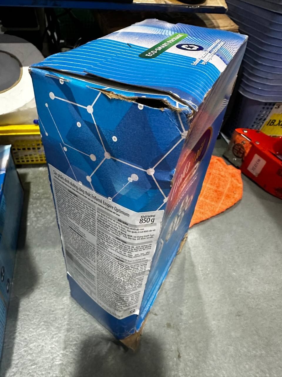 [Nhập khẩu từ Mỹ] Sữa bột Enfamil Enspire Optimum 850g hỗ trợ đề kháng cho trẻ 0-12 tháng tuổi (hộp 2 túi thiếc 425g)