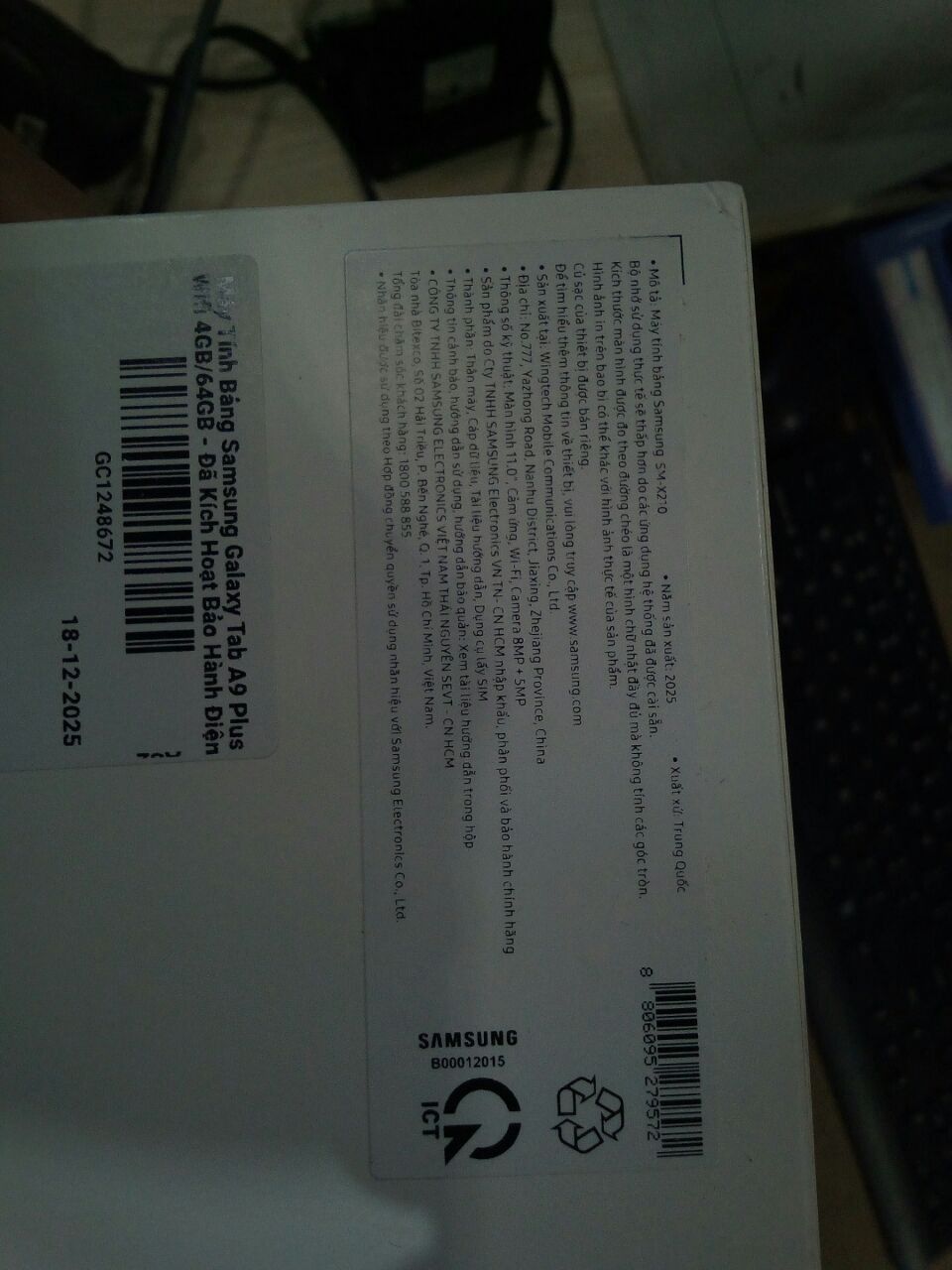 Máy Tính Bảng Samsung Galaxy Tab A9 Plus Wifi 4GB/64GB - Đã Kích Hoạt Bảo Hành Điện Tử - Hàng Chính Hãng - Xám