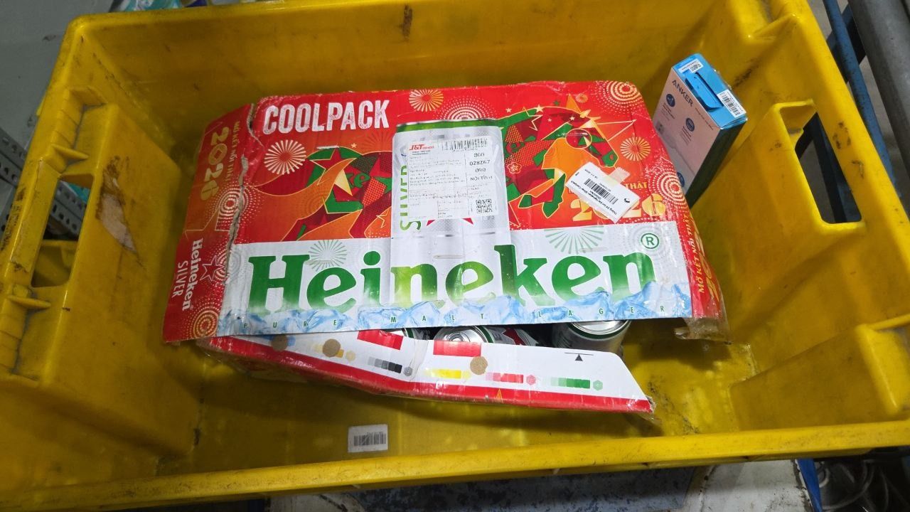 Thùng 24 lon bia Heineken Silver Coolpack 250ml/lon