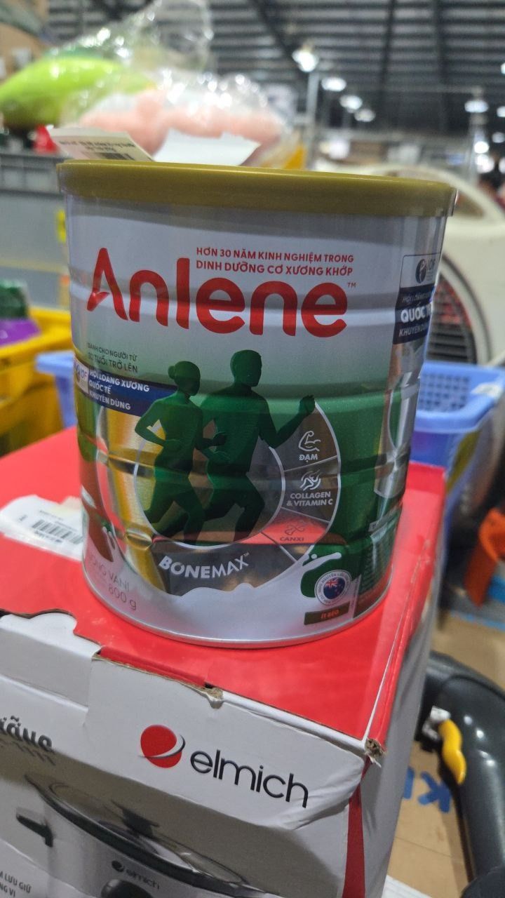Bao bì mới - Sữa Bột Anlene Hương Vanilla (Hộp Thiếc 800g)