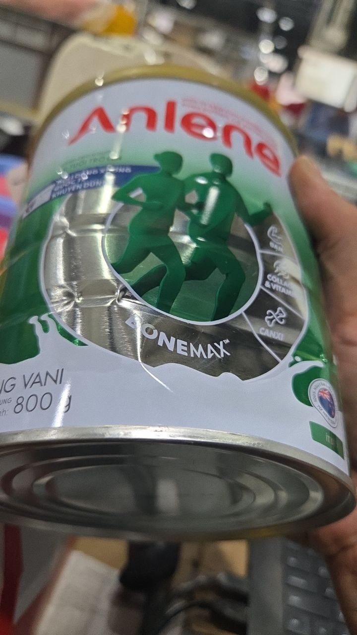 Bao bì mới - Sữa Bột Anlene Hương Vanilla (Hộp Thiếc 800g)