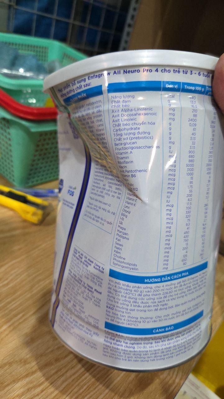 Sữa bột Enfagrow A2 Neuropro 4 1.7kg giúp dễ tiêu hóa, hấp thu dành cho trẻ 3-6 tuổi
