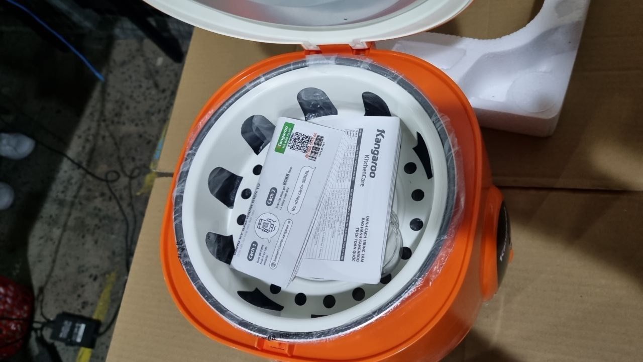 Nồi Cơm Điện Kangaroo KG826S (1.2L) - Cam - Hàng chính hãng