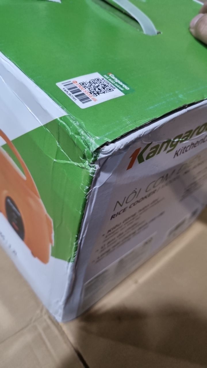 Nồi Cơm Điện Kangaroo KG826S (1.2L) - Cam - Hàng chính hãng