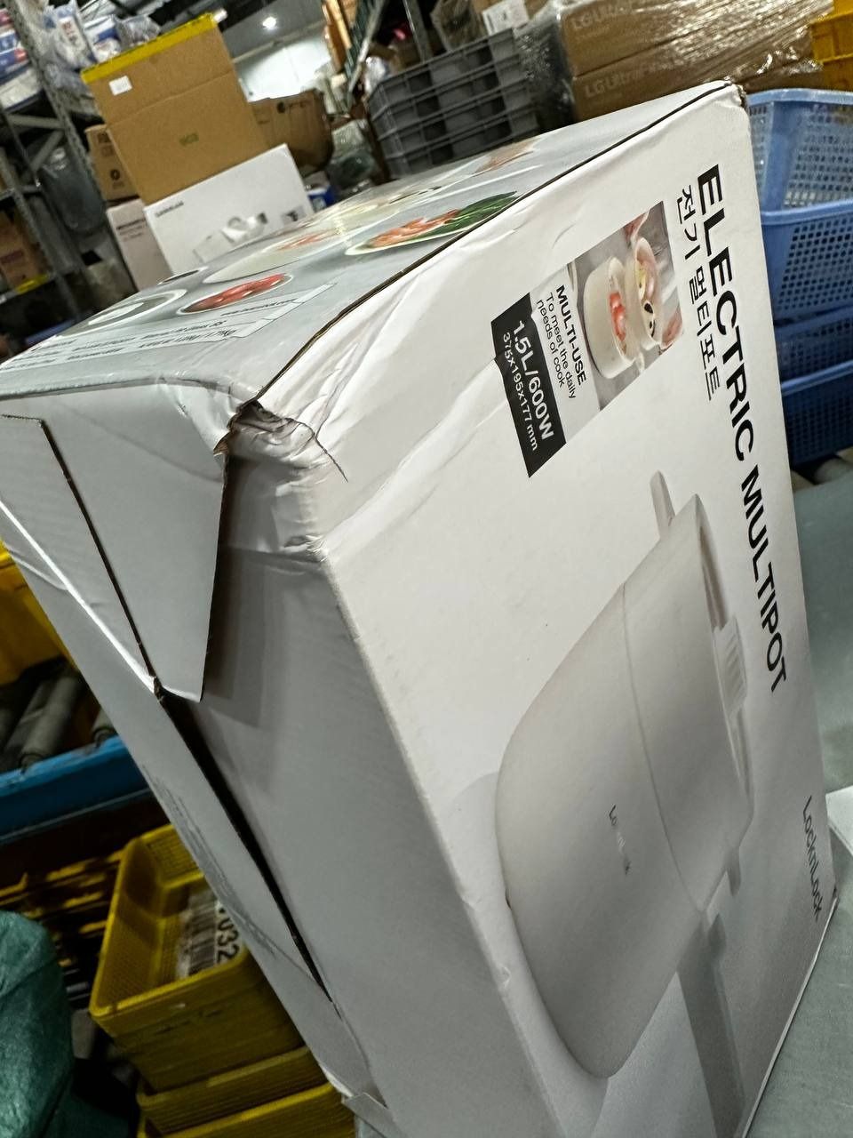 Nồi điện đa năng Locknlock Electric multi pot EJP436IVY 220V, 50Hz, 600W, 1.5L- Màu ngà - Hàng chính hãng