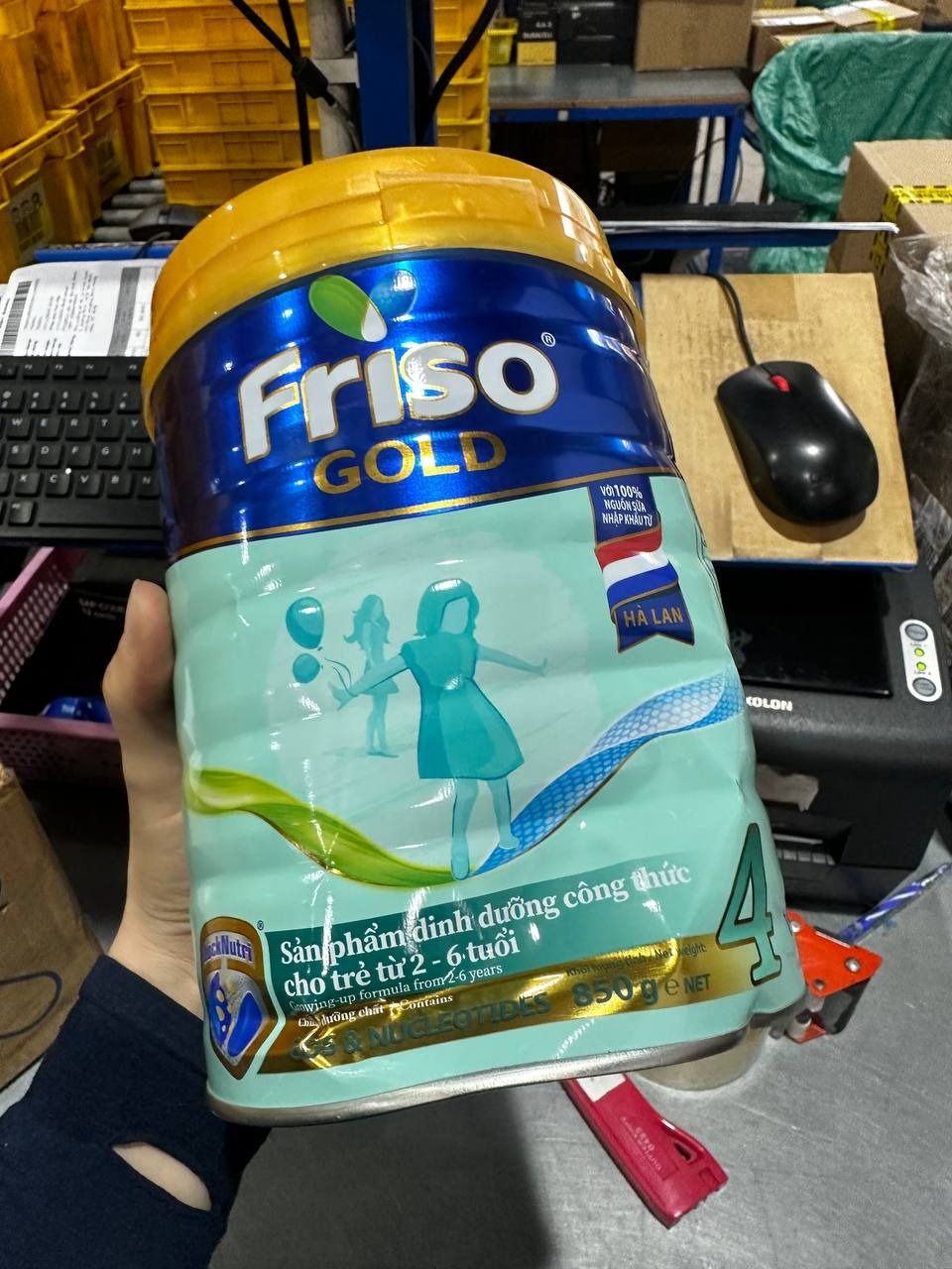 Sữa Bột Friso Gold 4 850g (Dành Cho Trẻ Từ 2 - 6 Tuổi)
