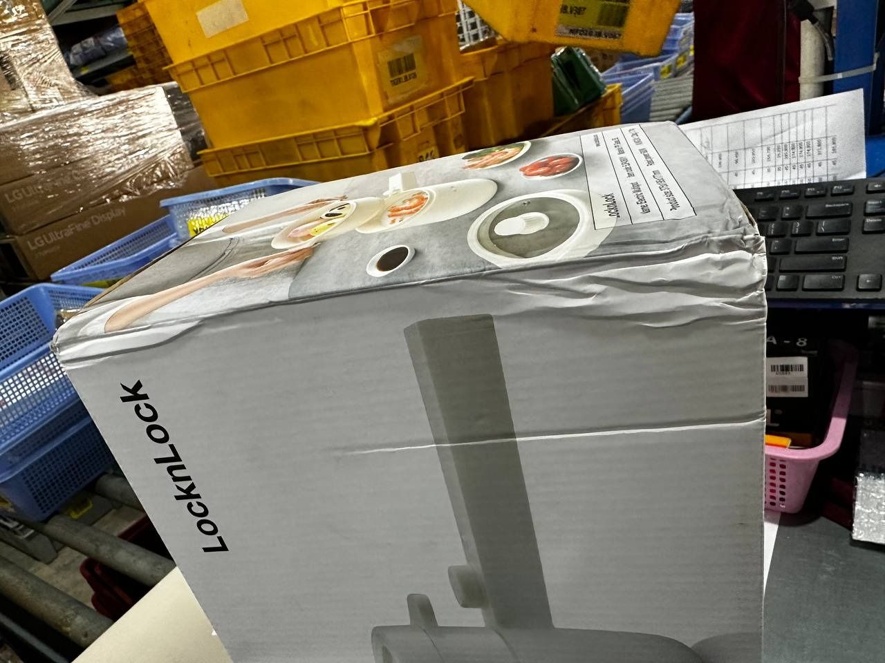 Nồi điện đa năng Locknlock Electric multi pot EJP436IVY 220V, 50Hz, 600W, 1.5L- Màu ngà - Hàng chính hãng