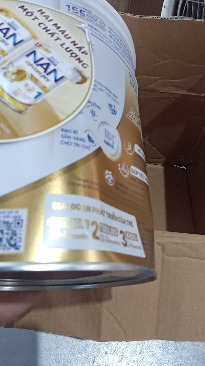 Sữa bột Nestlé NAN SUPREMEPRO 2 800g nhập khẩu Đức với 5HMO   đạm Gentle Optipro ( Dành cho trẻ từ 12 - 24 tháng tuổi)