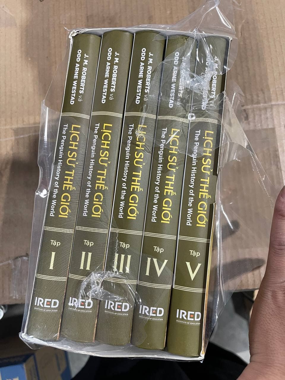 Bộ sách Lịch Sử Thế Giới - The Penguin History of the World (5 Tập)