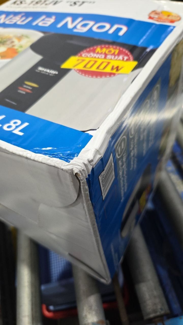 Nồi Cơm Điện Nắp Gài Sharp KS-19TJVST (1.8 Lít) - Hàng chính hãng