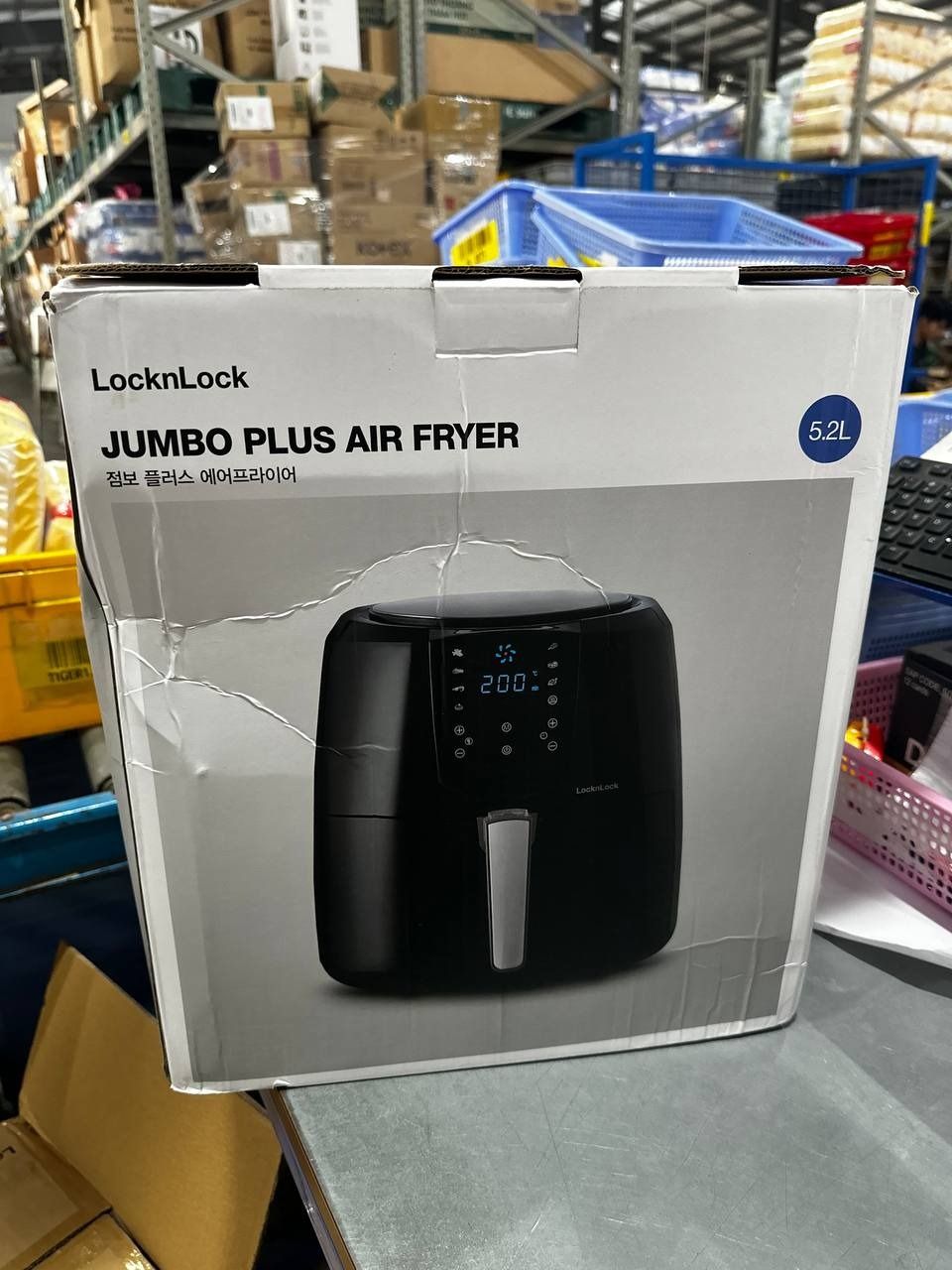 Nồi Chiên Không Dầu Điện Tử Lock Lock EJF357BLK (5.2 Lít) - Hàng Chính Hãng