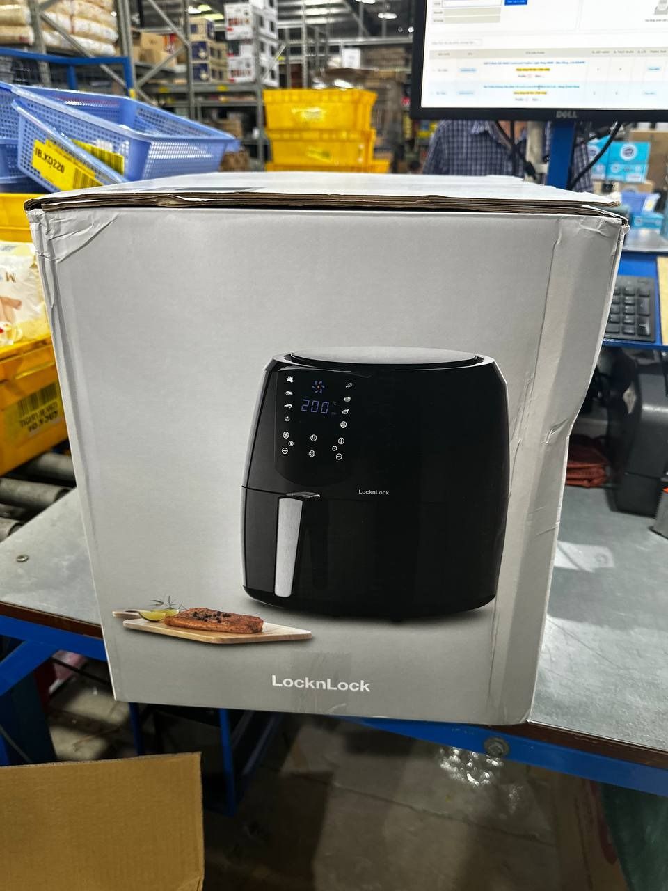 Nồi Chiên Không Dầu Điện Tử Lock Lock EJF357BLK (5.2 Lít) - Hàng Chính Hãng