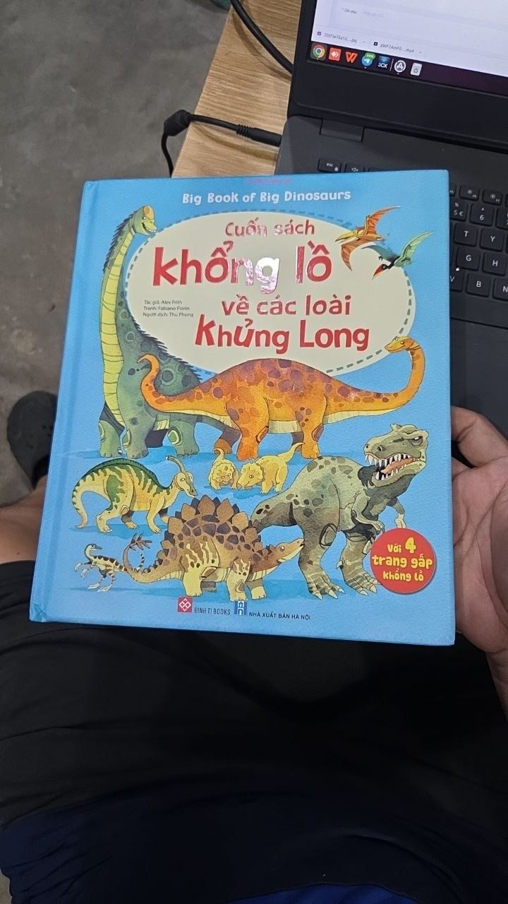 Sách Tương Tác - Big Book - Cuốn Sách Khổng Lồ Về Các Loài Khủng Long (Tái Bản 2018)