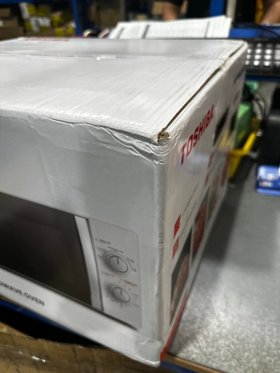 Lò vi sóng Toshiba MWP-MM20P(WH) - Dung tích 20 lít, 5 mức công suất, Kết hợp chống thấm 3 lớp, Kháng khuẩn bên trong lò - Hàng chính hãng