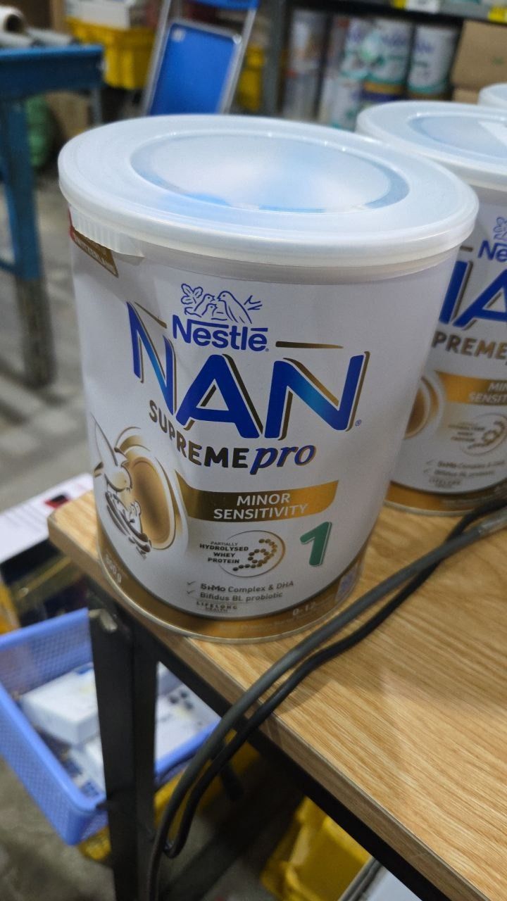 Sữa bột Nestlé NAN SUPREMEPRO 1 800g nhập khẩu Đức với 5HMO & đạm Gentle Optipro ( Dành cho trẻ từ 0 - 12 tháng tuổi)