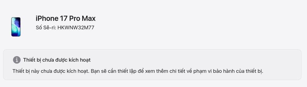 Apple iPhone 17 Pro Max  - Xanh đậm - 512GB