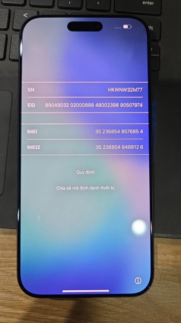 Apple iPhone 17 Pro Max  - Xanh đậm - 512GB