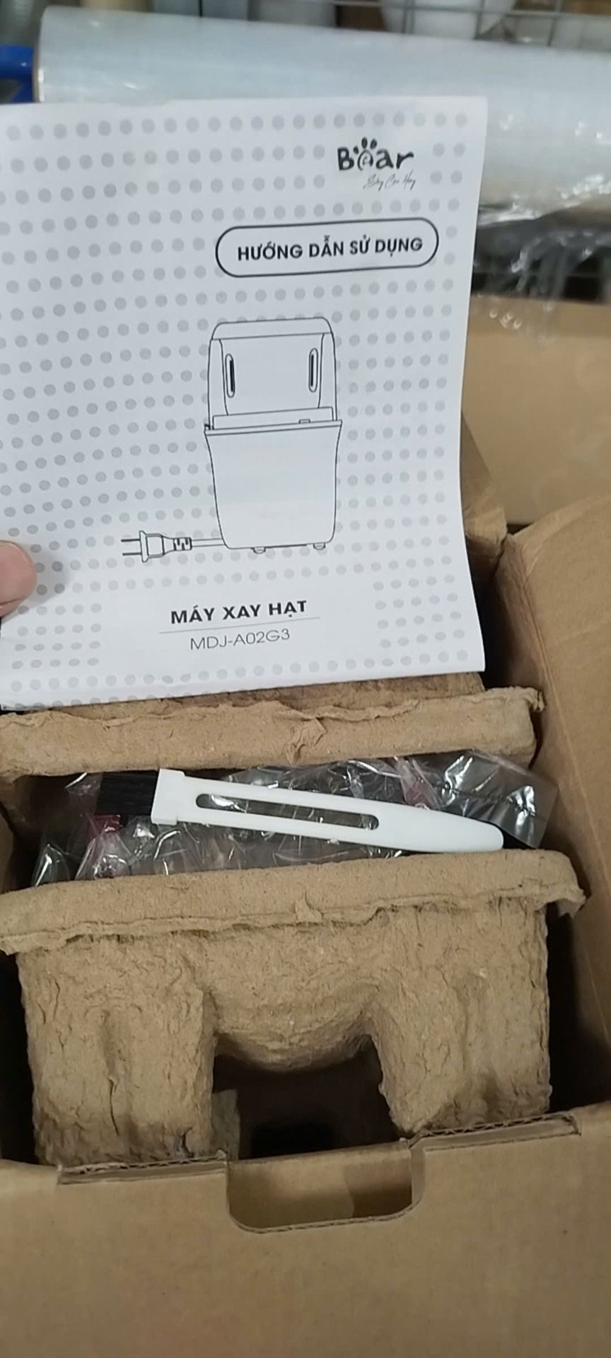 Máy Xay Bột Khô Đa Năng Bear Cà Phê, Hạt Tiêu, Ngũ Cốc Công Suất Lớn MDJ-A02G3 - Hàng Chính Hãng