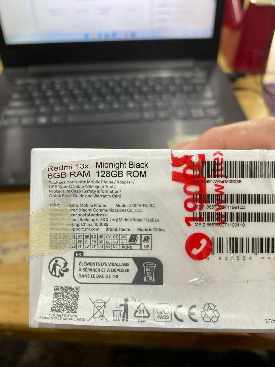 Điện thoại Xiaomi Redmi 13x - Hàng chính hãng - Đen - (6GB/128GB)