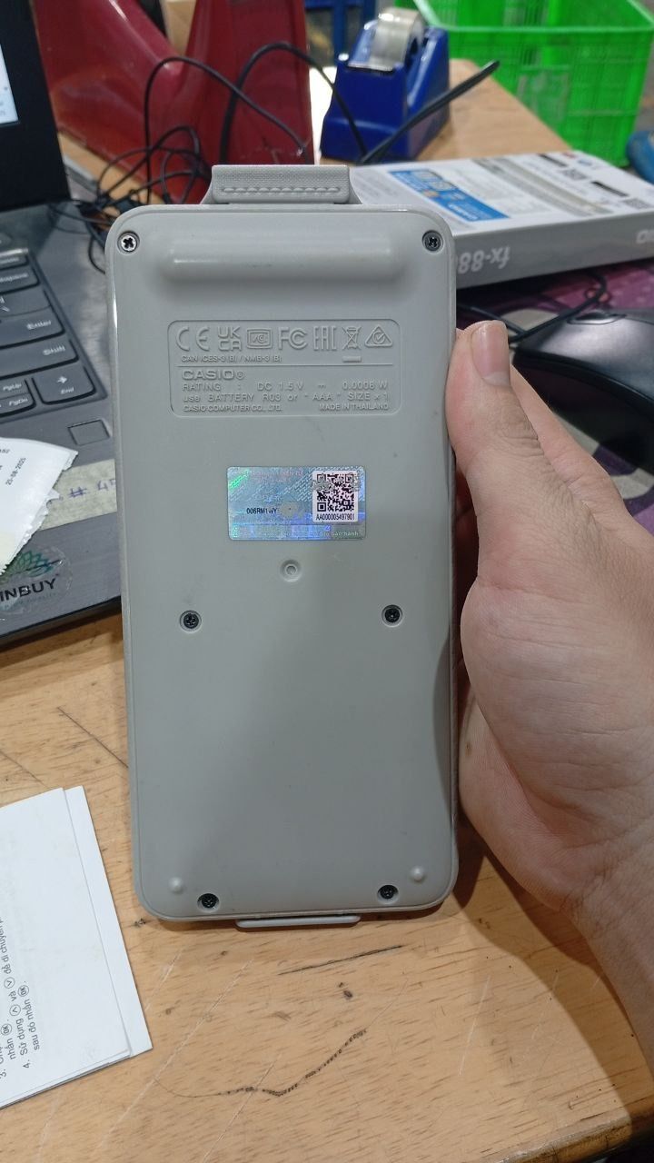 Máy Tính CASIO FX-880BTG - Màu Xám