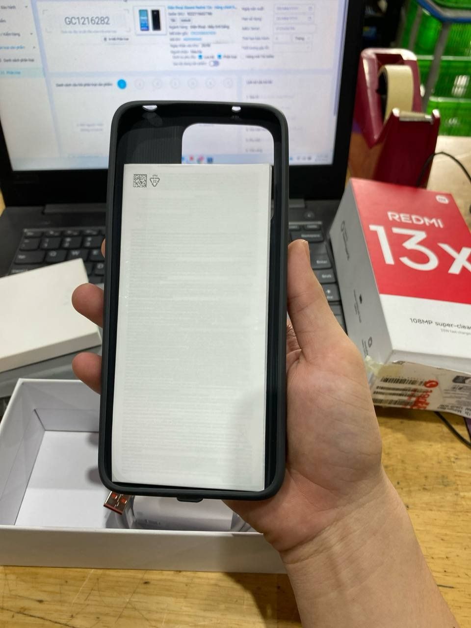 Điện thoại Xiaomi Redmi 13x - Hàng chính hãng - Đen - (6GB/128GB)