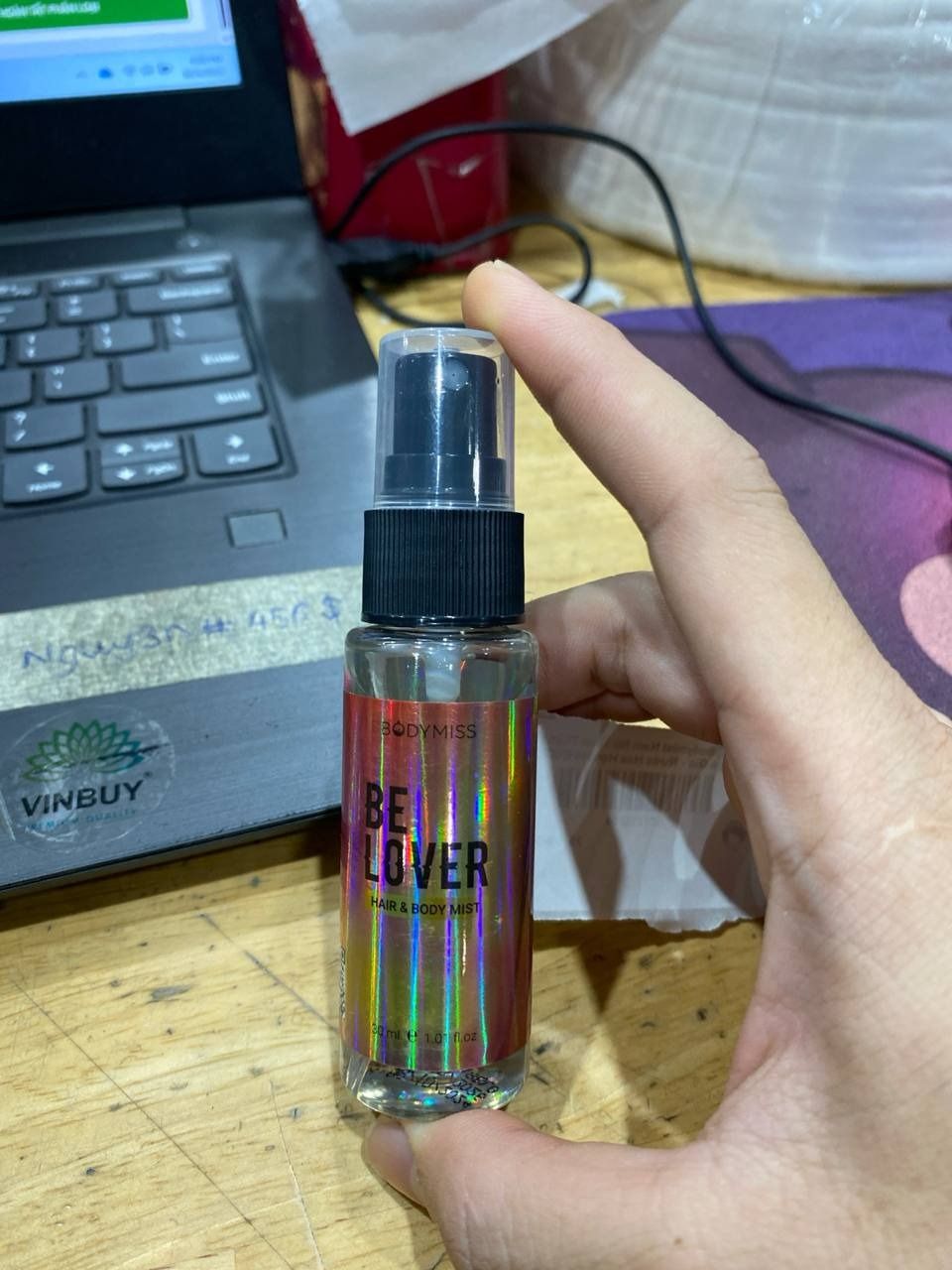 [GIFT] Bodymist Nam Nữ Toàn Thân Lưu Hương 6 Giờ - Nước Hoa Hẹn Hò BODYMISS Be Lover 30ml (Chai)