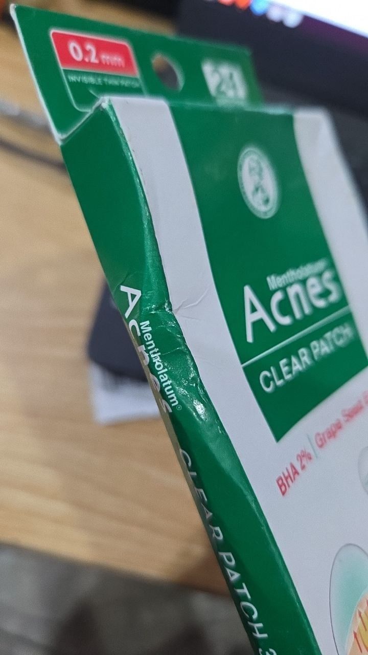 Miếng dán mụn giúp giảm mụn sưng viêm Acnes Clear Patch (24 Miếng)