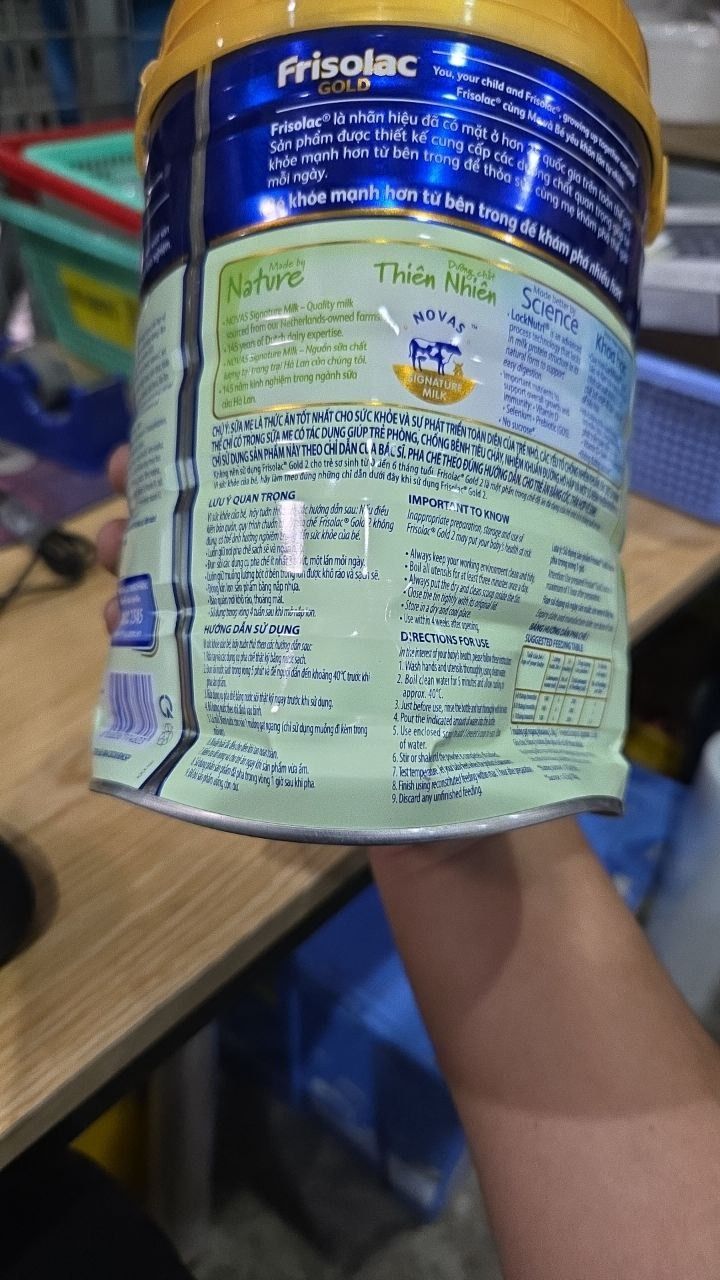 Sữa Bột Frisolac Gold 2 850g Dành Cho Trẻ Từ 6 - 12 Tháng Tuổi