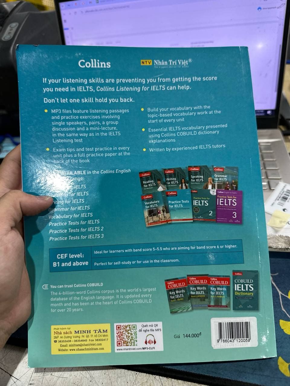 Collins - Listening for IELTS (Quét Mã QR Để Nghe File Mp3)