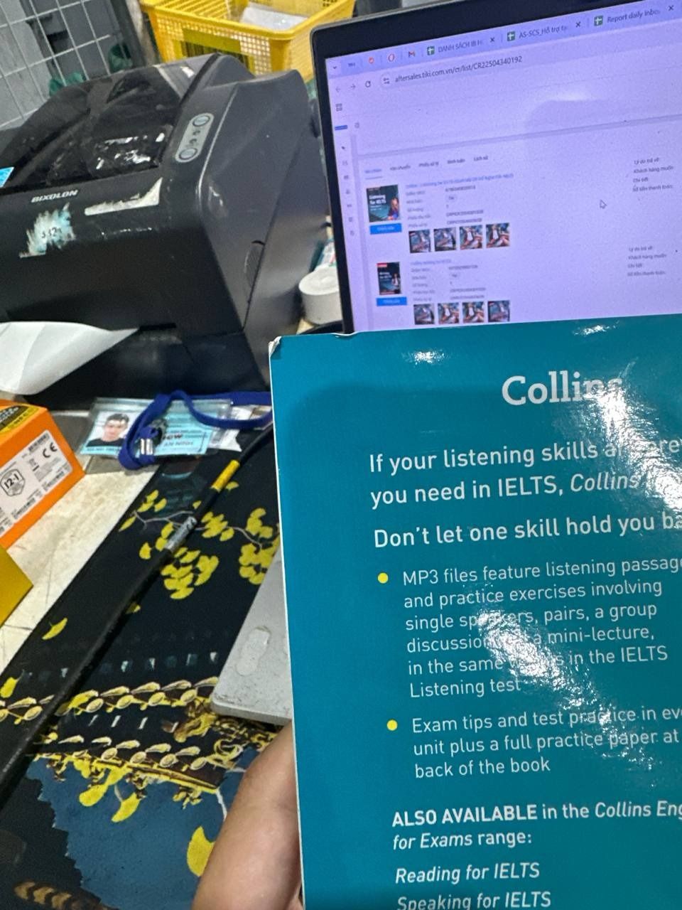 Collins - Listening for IELTS (Quét Mã QR Để Nghe File Mp3)