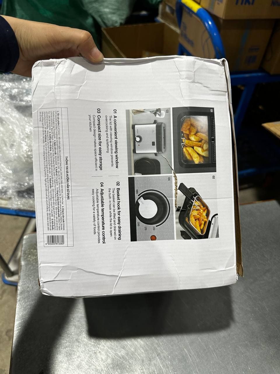 Nồi Chiên Ngập Dầu Lock Lock EJF716SLV (1.5 Lít) - Hàng chính hãng