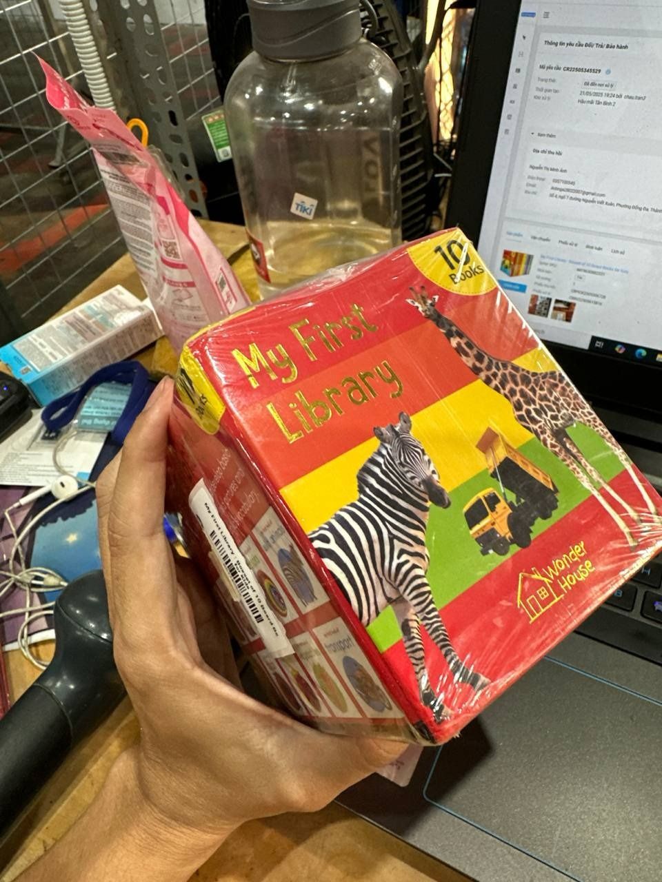 My First Library : Boxset of 10 Board Books for Kids