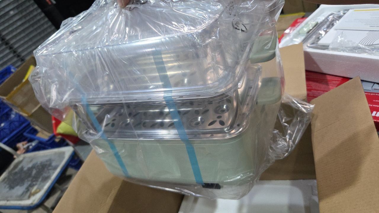 Nồi hấp điện BEAR 3 tầng 12L công suất 800W (EFS-4H27E / DZG-CA2G2) - Hàng Chính Hãng
