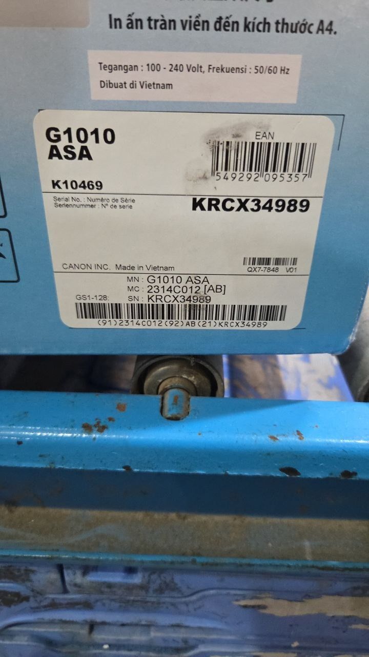 Máy In Phun Màu Canon Pixma G1010 - Hàng Chính Hãng