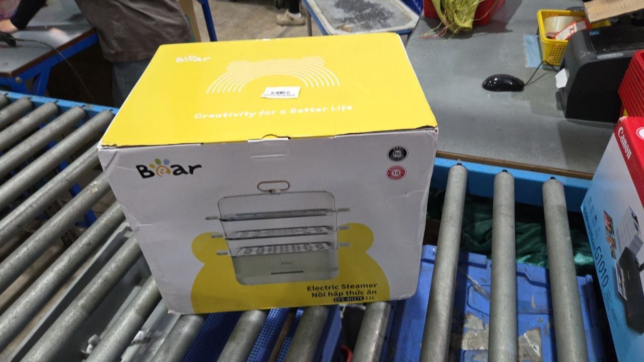 Nồi hấp điện BEAR 3 tầng 12L công suất 800W (EFS-4H27E / DZG-CA2G2) - Hàng Chính Hãng