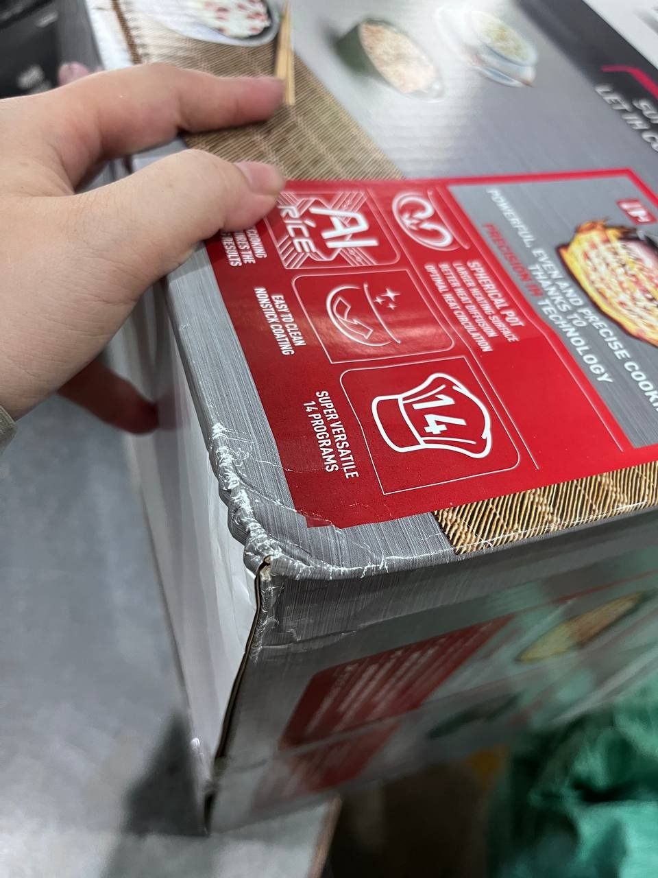 Nồi cơm điện tử cao tần Tefal RK818A68 - 1.8L - Thương hiệu Pháp - Hàng chính hãng