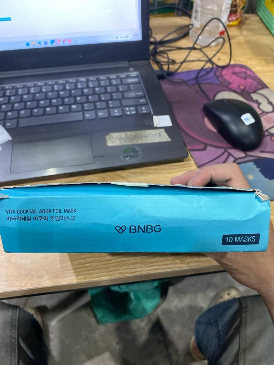 Combo 10 Mặt Nạ Cấp Ẩm Cho Da BNBG Vita Cocktail AQUA Foil Mask 30mlx10