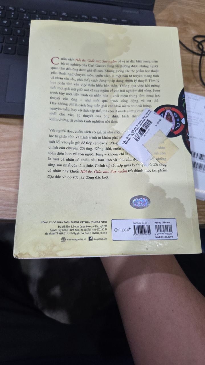Sách Hồi Ức, Giấc Mơ, Suy Ngẫm - Hành Trình Vào Nội Tâm Của Carl Jung – Nơi Ký Ức, Giấc Mơ Và Triết Lý Giao Thoa
