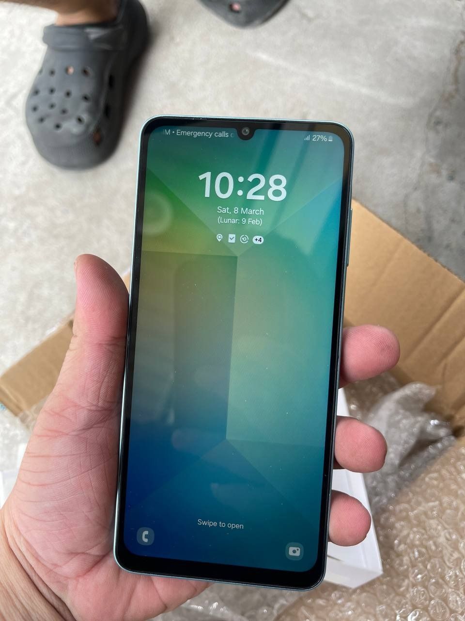 Điện Thoại Samsung Galaxy A06 (4GB/128GB) -  Đã kích hoạt bảo hành điện tử - Hàng Chính Hãng - Xanh Ngọc