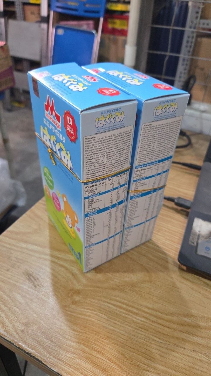 Combo 2 hộp sữa Morinaga Số 1 dạng thanh  - Hagukumi (130g) - 10 thanh / hộp (0 - 6 tháng)
