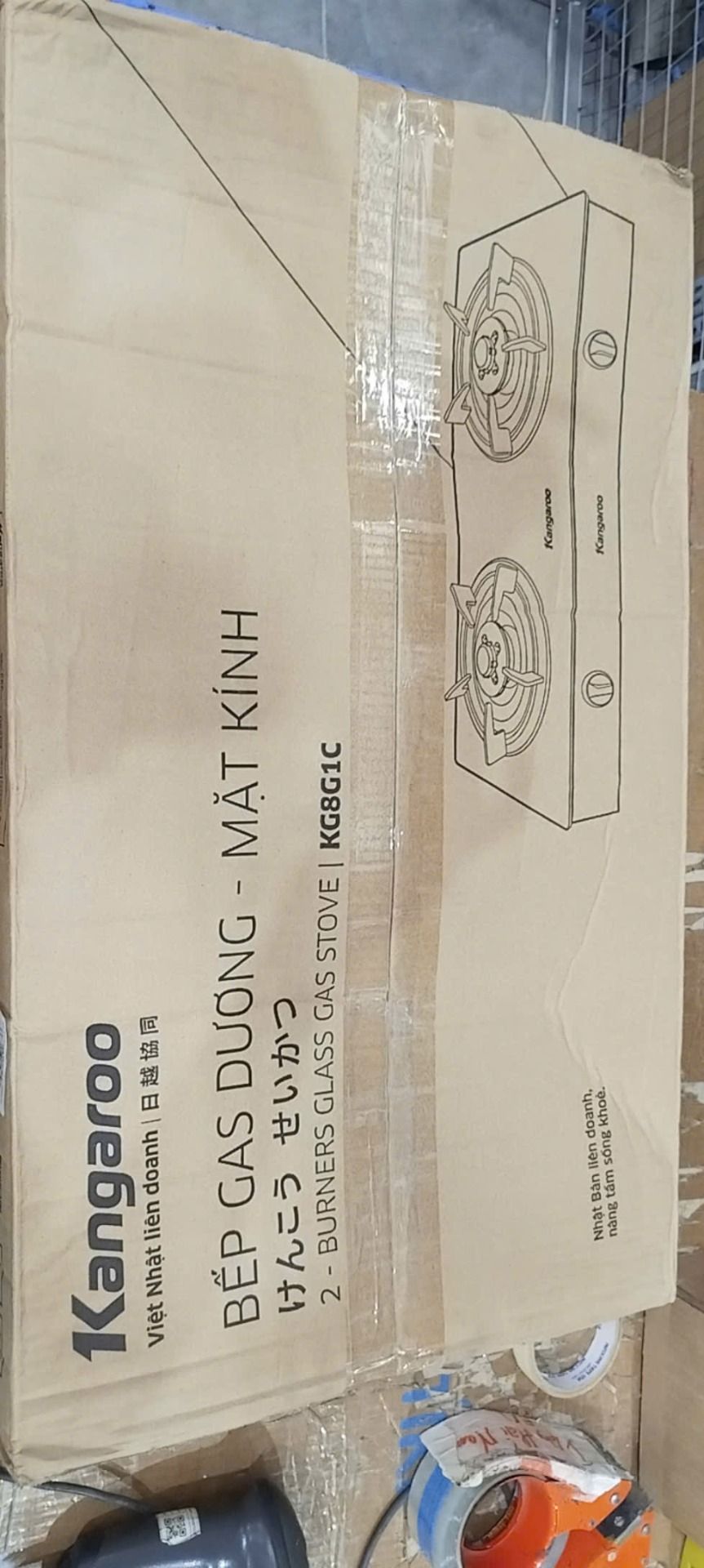 Bếp Gas Dương Đôi Kangaroo KG8G1C - Hàng Chính Hãng