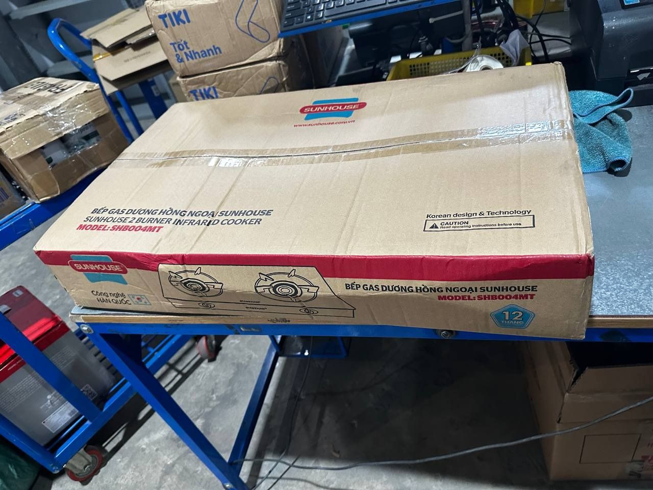 Bếp Gas Hồng Ngoại Đôi Sunhouse SHB004MT - Hàng chính hãng