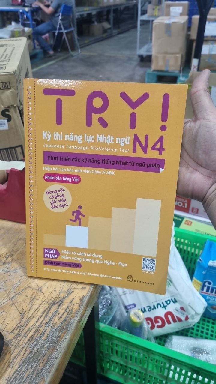 Try! Kỳ Thi Năng Lực Nhật Ngữ N4. Phát Triển Các Kỹ Năng Tiếng Nhật Từ Ngữ Pháp (Phiên Bản Tiếng Việt)