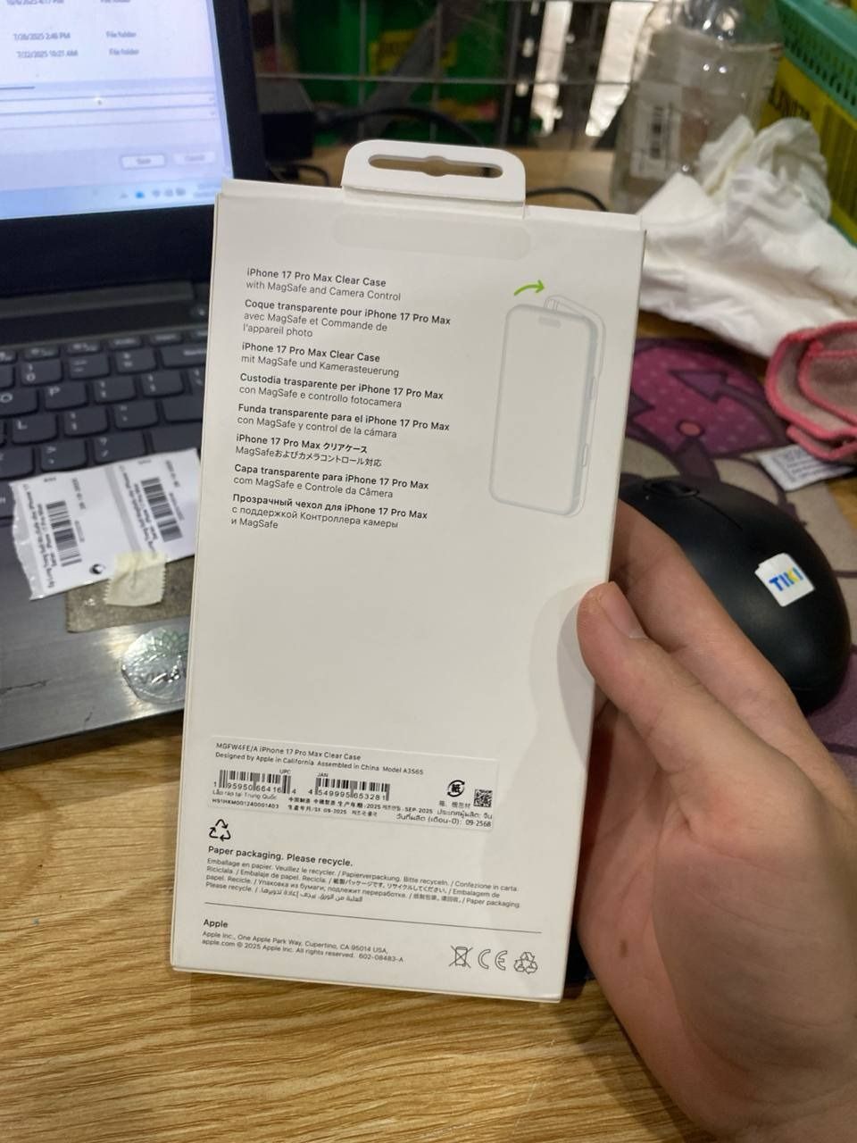 Ốp Lưng Trong Suốt MagSafe cho iPhone 17 Series - iPhone 17 Pro Max