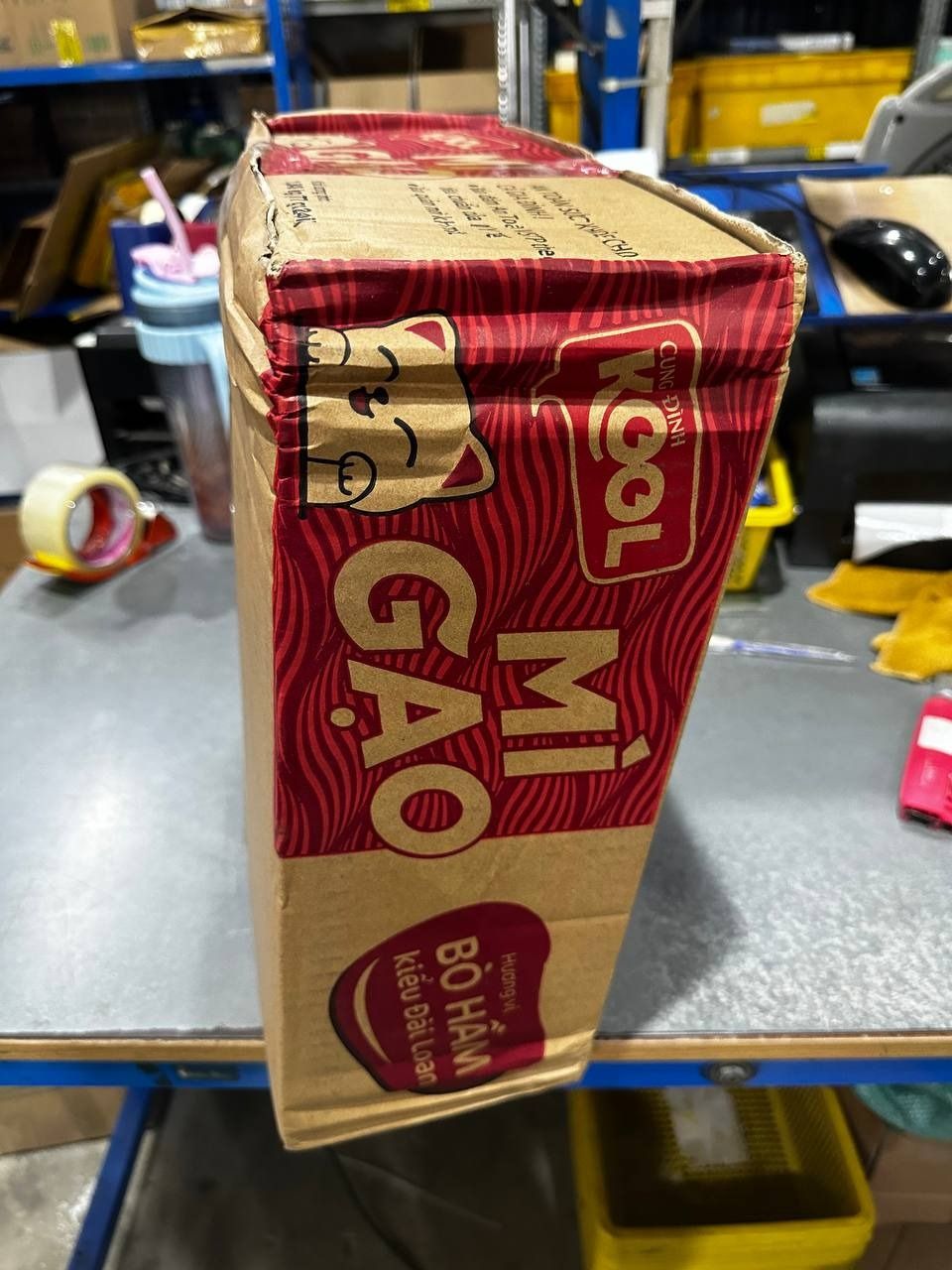 Thùng 24 Gói Mì Cung Đình Kool Mì Gạo Bò Hầm Kiểu Đài Loan 77g