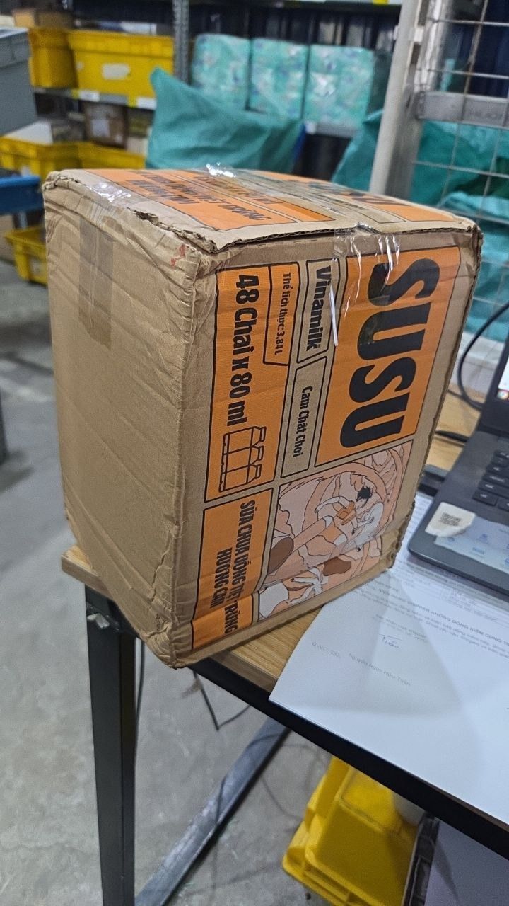 Sữa chua uống hương cam Vinamilk Susu - Thùng 48 chai 80ml