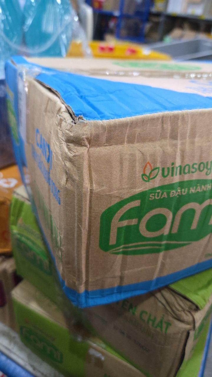 Thùng Sữa Đậu Nành Vinasoy Fami Canxi Nguyên vị (200ml x 40 Bịch)