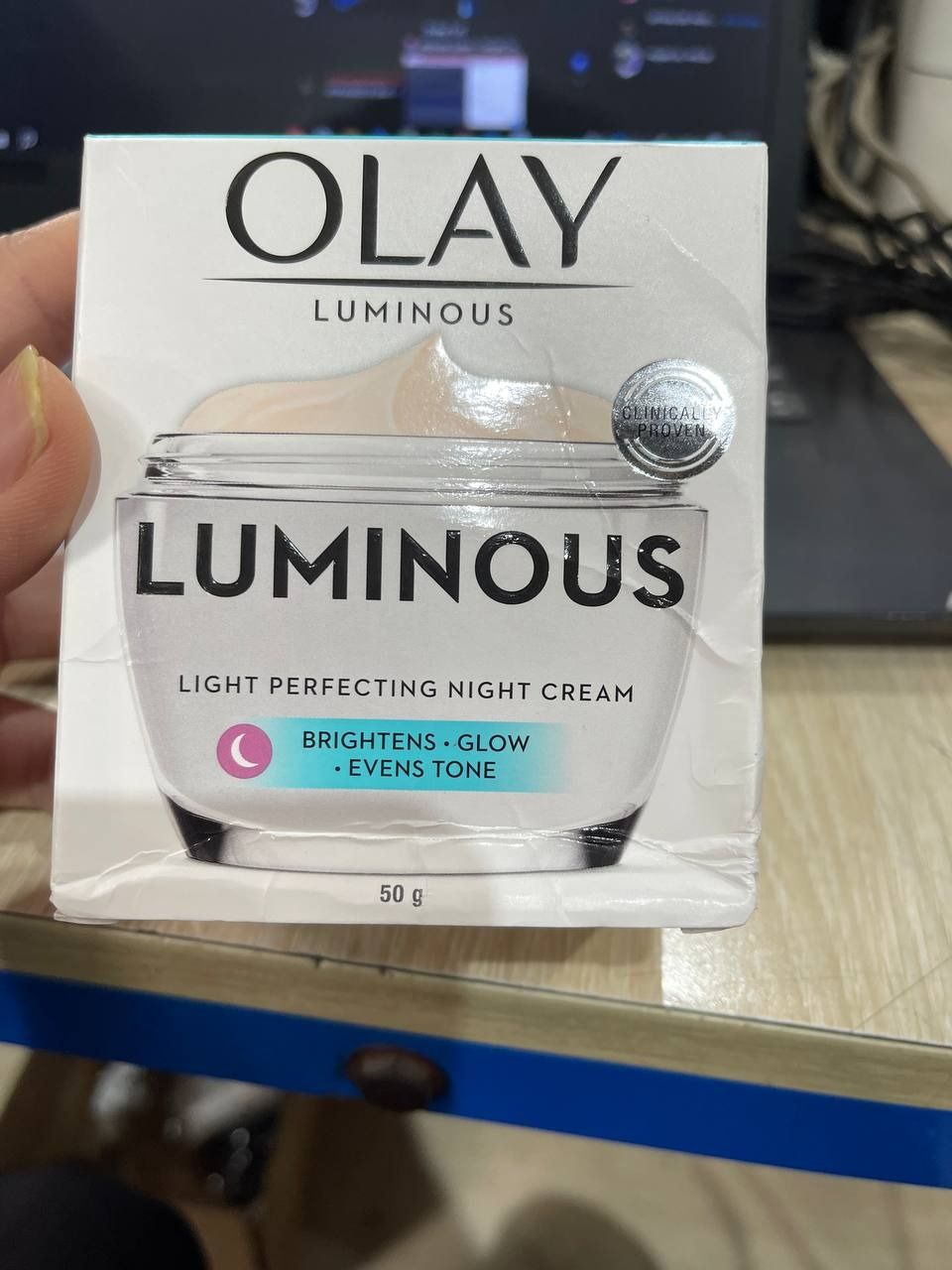 Kem Dưỡng Olay Luminous Sáng Da Mờ Thâm Nám Ban Đêm 50g